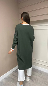 İnvee 5736 Haki Triko Tunik