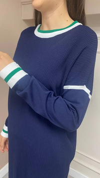 İnvee 5736 Lacivert Triko Tunik