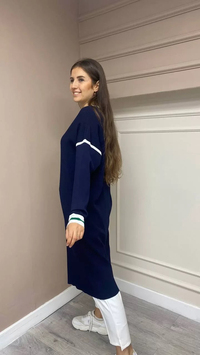 İnvee 5736 Lacivert Triko Tunik