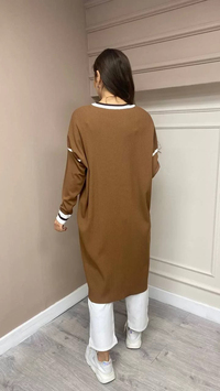 İnvee 5736 Toprak Triko Tunik