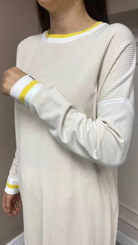 İnvee 5736 Vanilya Triko Tunik