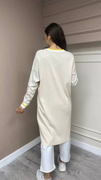 İnvee 5736 Vanilya Triko Tunik