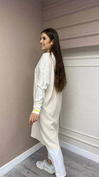 İnvee 5736 Vanilya Triko Tunik