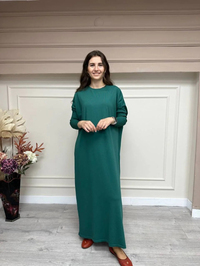 İnvee 5747 Nefti Triko Elbise