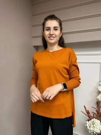 İnvee 5879 Koral Önü Kısa Arkası Uzun Triko