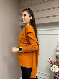 İnvee 5879 Koral Önü Kısa Arkası Uzun Triko