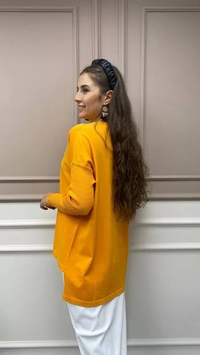 İnvee 5879 Mango Önü Kısa Arkası Uzun Triko