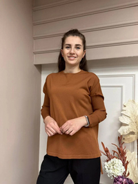İnvee 5879 Tarçın Önü Kısa Arkası Uzun Triko