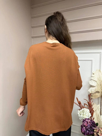 İnvee 5879 Tarçın Önü Kısa Arkası Uzun Triko