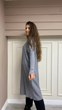 İnvee 5893 Gri Basic Tunik