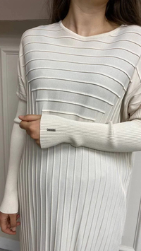 İnvee 5893 Vanilya Basic Tunik