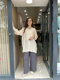 İnvee 5930 Füme Caz Pantolon