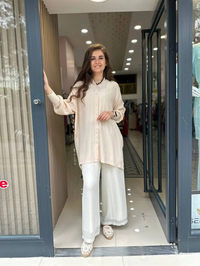 İnvee 5930 Yeşil-Bej Caz Pantolon