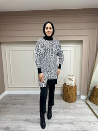 İnvee 6122 Ekru Asimetrik Kesim Gömlek