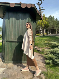 İnvee 6143 Fondöten Triko Tunik
