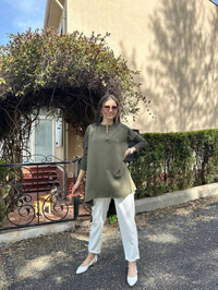 İnvee 6143 Haki Triko Tunik