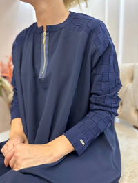 İnvee 6143 Lacivert Triko Tunik