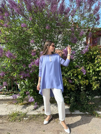 İnvee 6143 Lila Triko Tunik