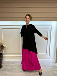 İnvee 6143 Siyah Triko Tunik