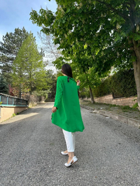 İnvee 6143 Yeşil Triko Tunik