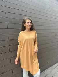 İnvee 6166 Kayısı Uzun Triko