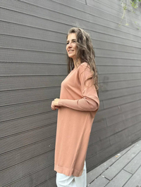 İnvee 6166 Soğan Kabuğu Uzun Triko