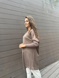 İnvee 6166 Vizon Uzun Triko