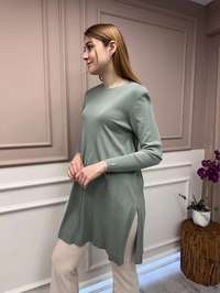 İnvee 6222 Küfrengi Triko Tunik