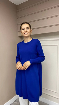 İnvee 6222 Sax Triko Tunik