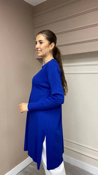 İnvee 6222 Sax Triko Tunik
