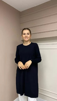 İnvee 6222 Siyah Triko Tunik