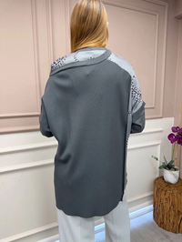 İnvee 6250 Antrasit Triko Tunik