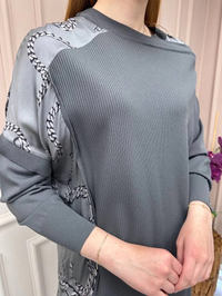 İnvee 6250 Antrasit Triko Tunik