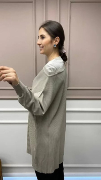 İnvee 6250 Bej Triko Tunik