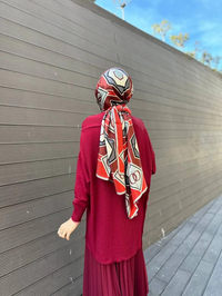 İnvee 6250 Bordo Triko Tunik