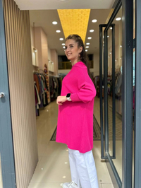 İnvee 6250 Fuşya Triko Tunik