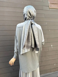 İnvee 6250 Gri Triko Tunik
