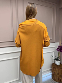 İnvee 6250 Hardal Triko Tunik