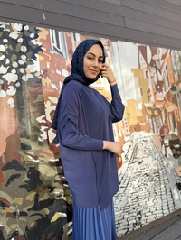İnvee 6250 İndigo Triko Tunik