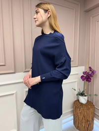 İnvee 6250 Lacivert Triko Tunik