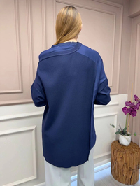 İnvee 6250 Lacivert Triko Tunik