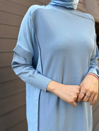 İnvee 6250 Mavi Triko Tunik