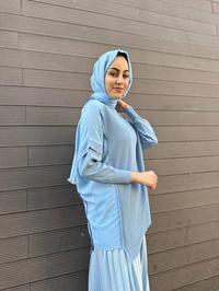 İnvee 6250 Mavi Triko Tunik