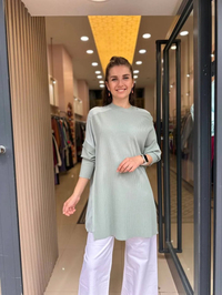 İnvee 6250 Mint Triko Tunik