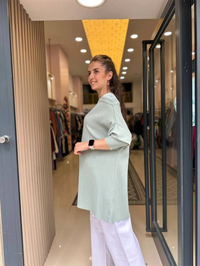 İnvee 6250 Mint Triko Tunik