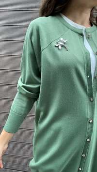İnvee 6283 Çağla Yusufçuk Hırka
