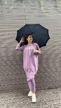 İnvee 6283 Eflatun Yusufçuk Hırka