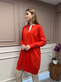 İnvee 6283 Oranj Yusufçuk Hırka