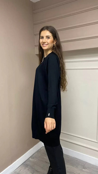 İnvee 6283 Siyah Yusufçuk Hırka