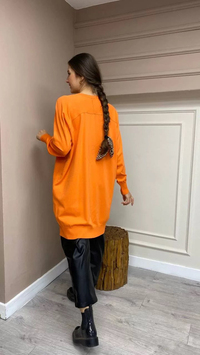 İnvee 6283 Turuncu Yusufçuk Hırka